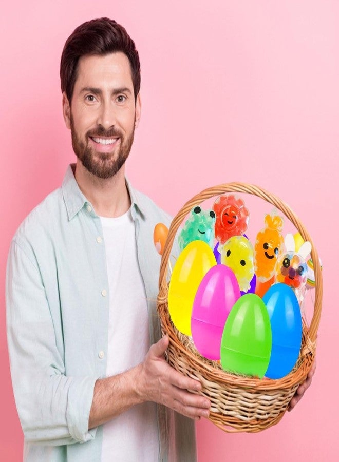 Cherislpy 36 Pack Prefilled Easter Eggs with Squishy Toys Inside Bright Colorful Easter Eggs Filled with Easter Fidget Toys Great for Adult Easter Basket Stuffers Egg Fillers Party Favors - Image 4